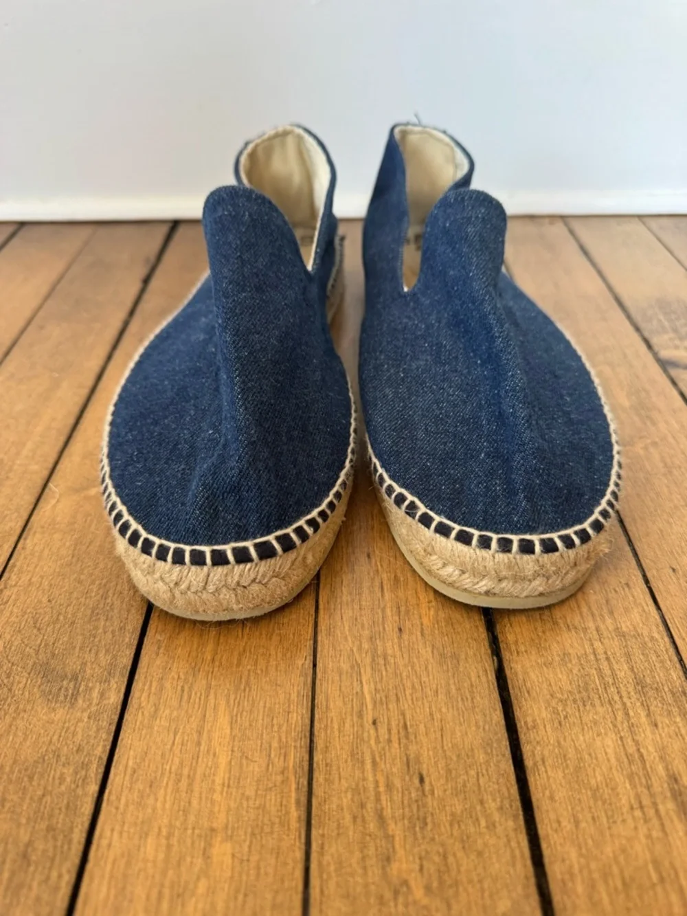 OAS Blue Denim Espadrilles 44 / Men’s 10 Women’s 11
